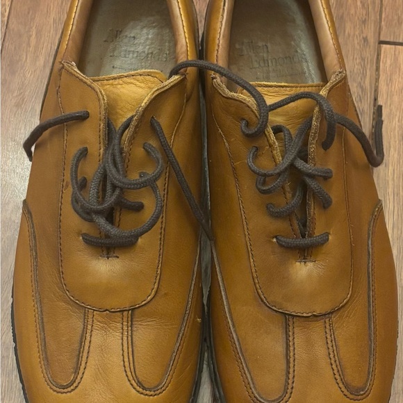 Allen Edmonds DAY TRIPPER Cognac Leather Wingtip Sneaker CASUAL Oxford Shoes10 - Picture 1 of 7